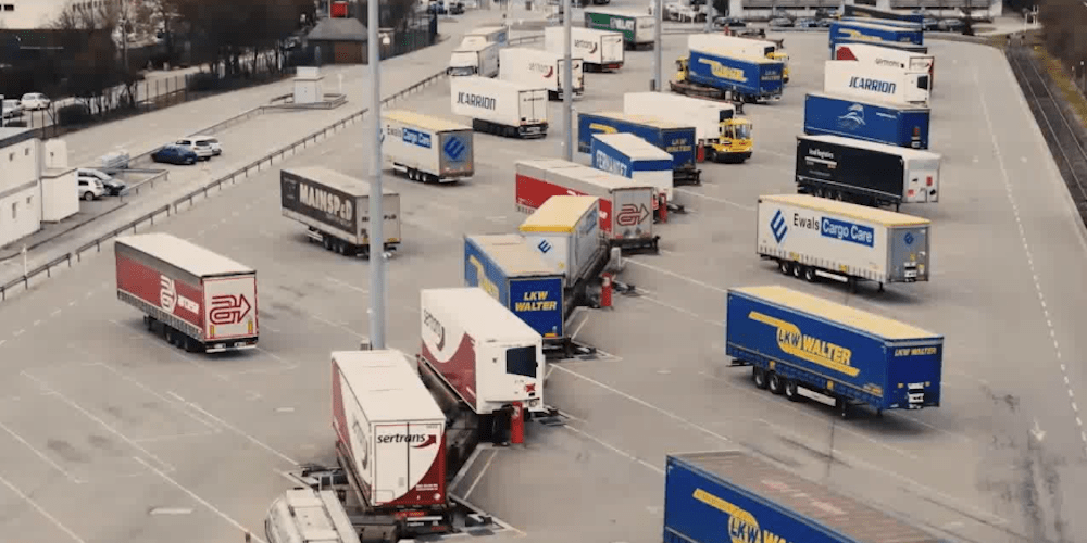 terminal intermodal con semirremolques terminal intermodal con semirremolques