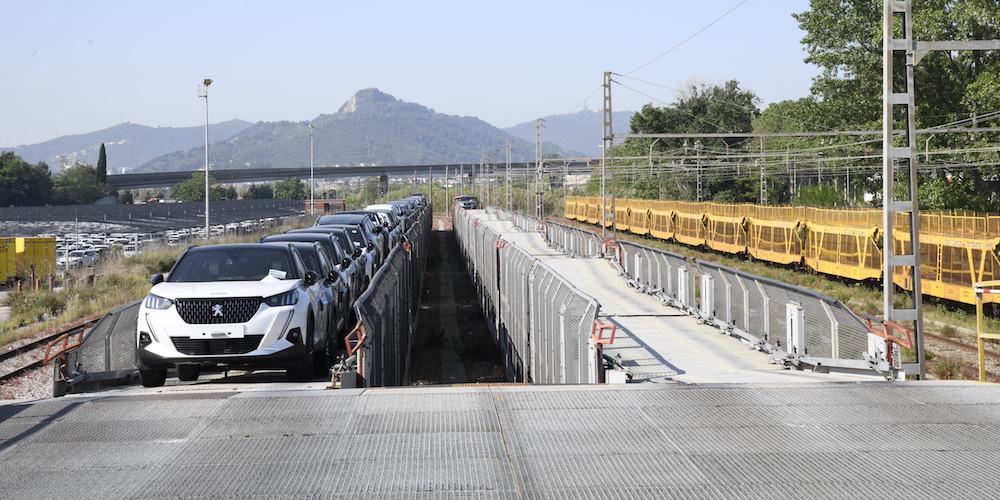 Trafico de vehiculos terminal La Llagosta