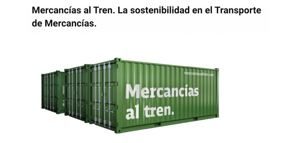 Jornada mercancias al tren Logroño