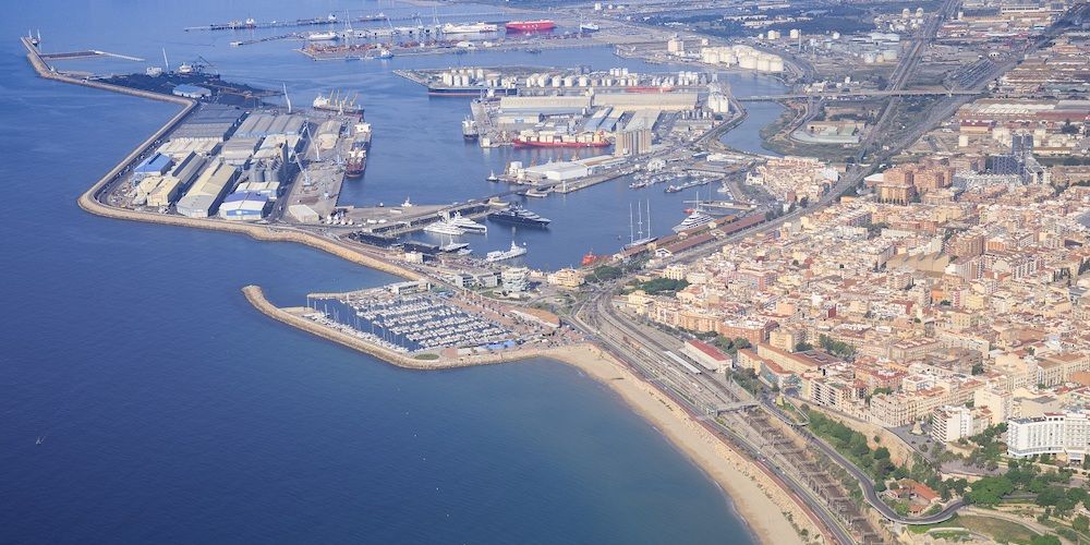 puerto Tarragona aerea