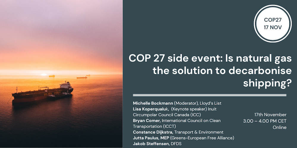 Evento Transport Environment COP 27 Evento Transport Environment COP 27