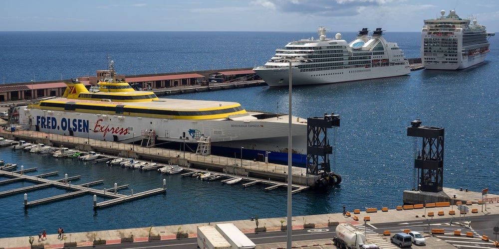 puerto santa cruz la palma cruceros y ferry fred olsen