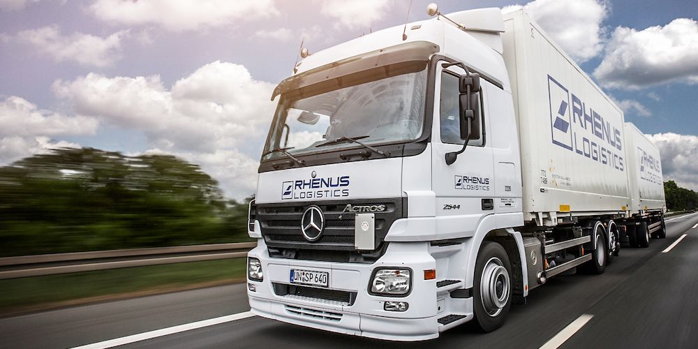 camion Rhenus Logistics camion Rhenus Logistics