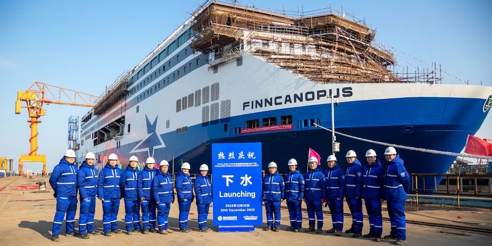 Finnlines botadura ro-pax Finncanopus Finnlines botadura ro-pax Finncanopus