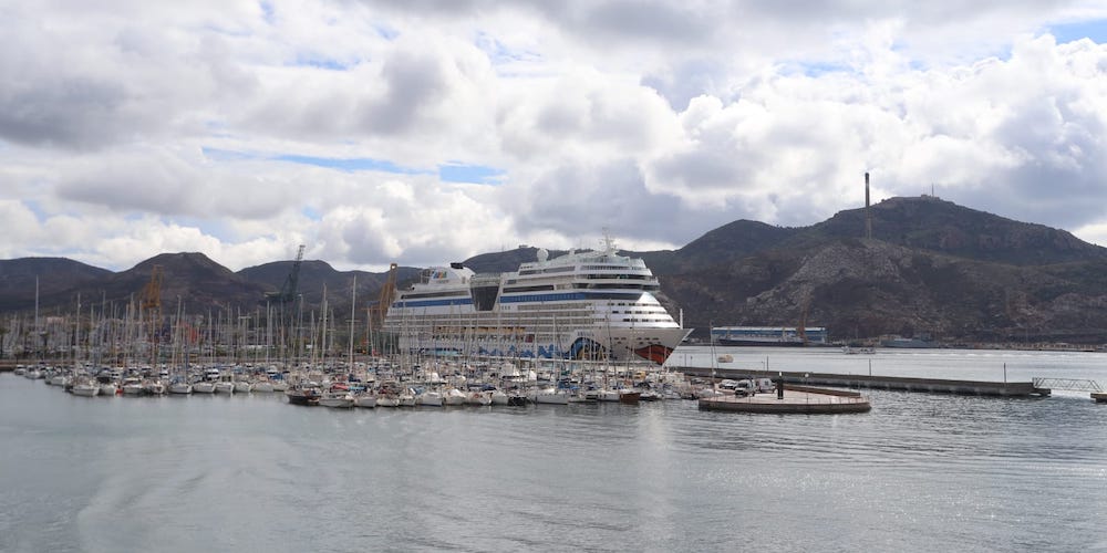 crucero AidaStella puerto Cartagena