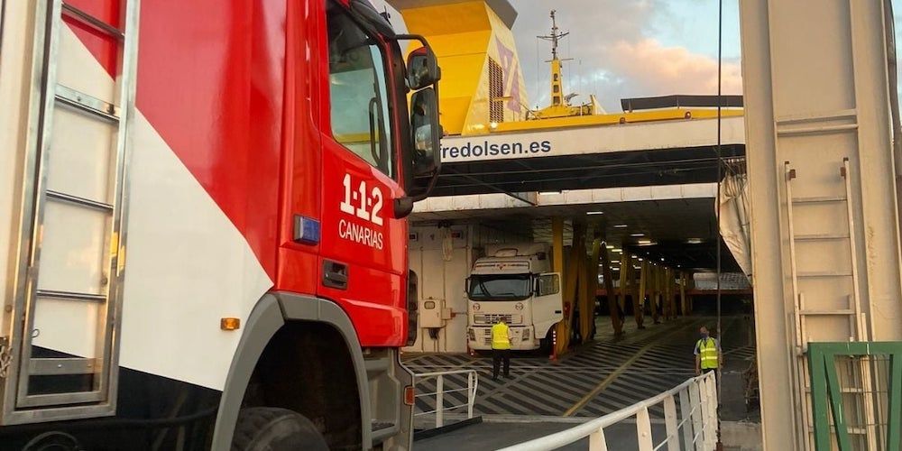 embarque ro-ro vehiculos fred olsen