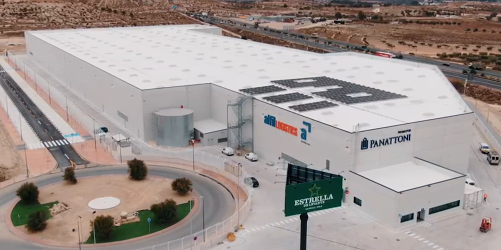 plataforma de panattoni en Murcia para grupo Damm