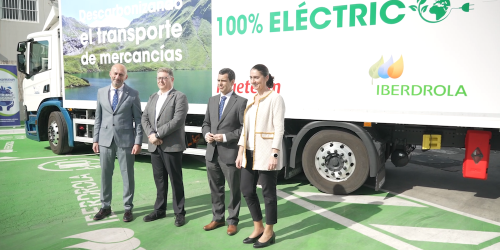 Inauguracion puntos de recarga Iberdrola - Disfrimur para camiones en Sangonera la Seca