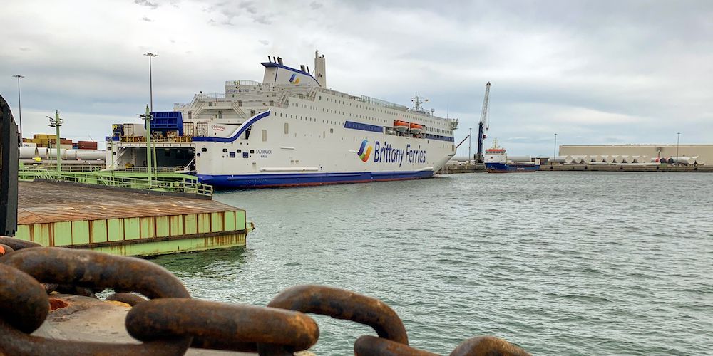 BrittanyFerries Salamanca en el puerto de Bilbao