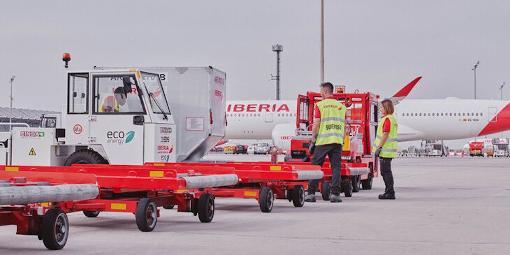 Iberia Airport Services handling aeroportuario