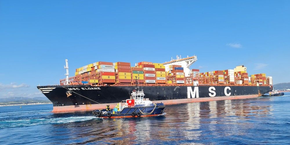 Portacontenedores MSC Eloane puerto Algeciras