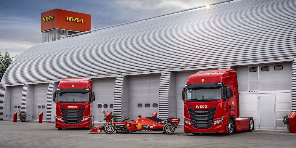 camiones Iveco S-Way para la Scuderia Ferrari