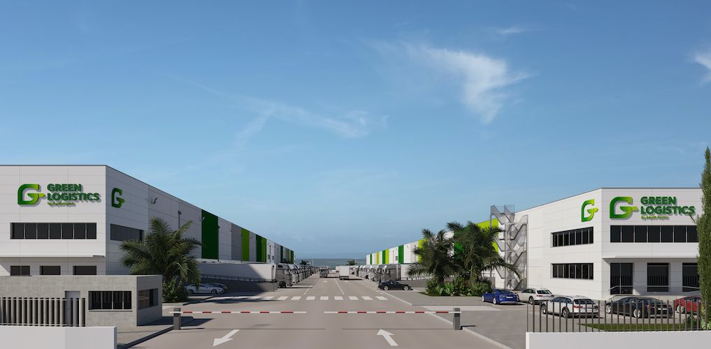 render Malaga Green Logistics Park Aquila
