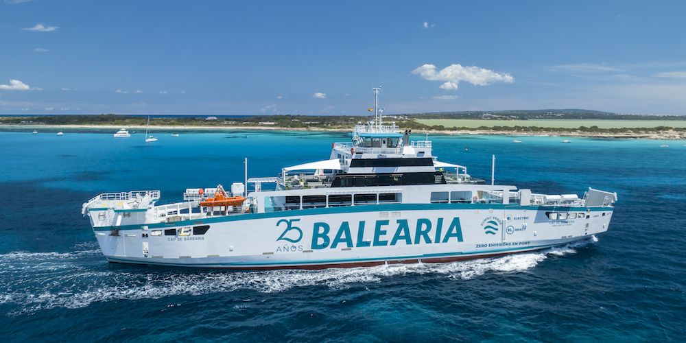 Ferry electrico Cap de Barbaria Balearia cero emisiones