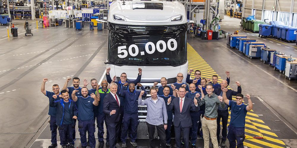 DAF 50000 camiones de nueva generacion entregados