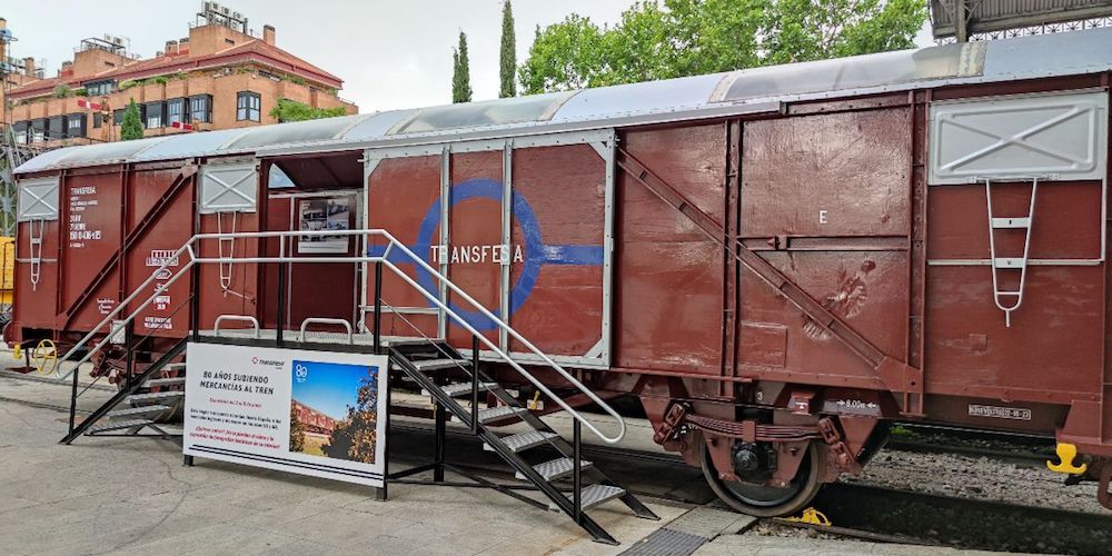Exposicion vagon Transfesa