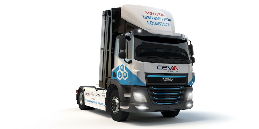 CEVA-Logistics-Toyota camion de hidrogeno
