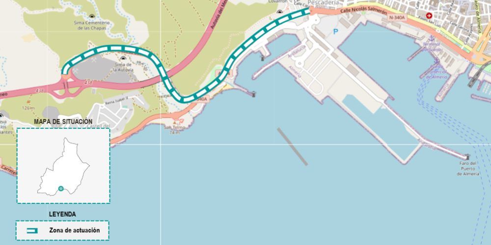 remodelacion accesos puerto almeria