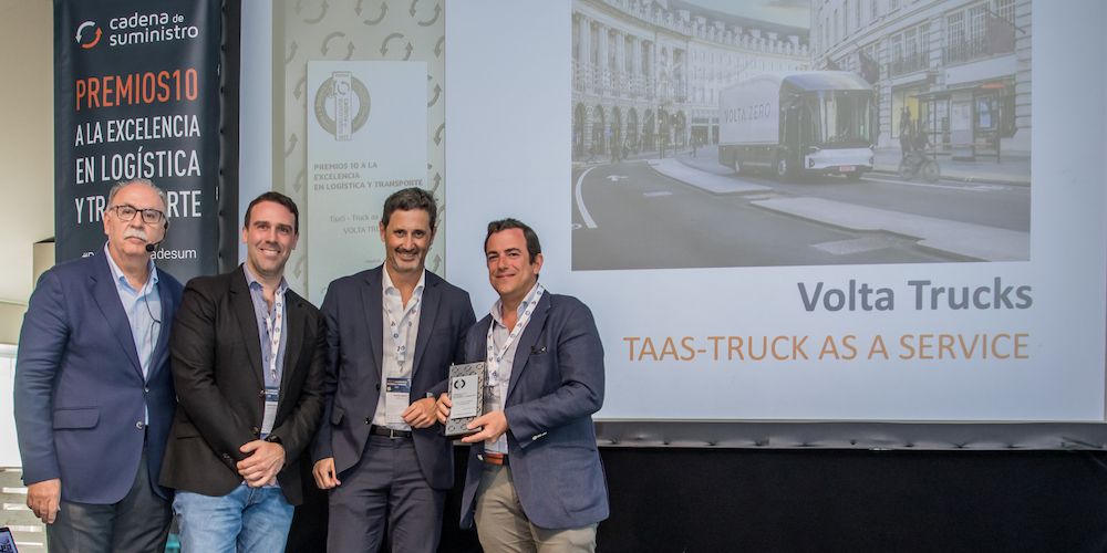 Volta Trucks premio10 categoria Industria del Transporte