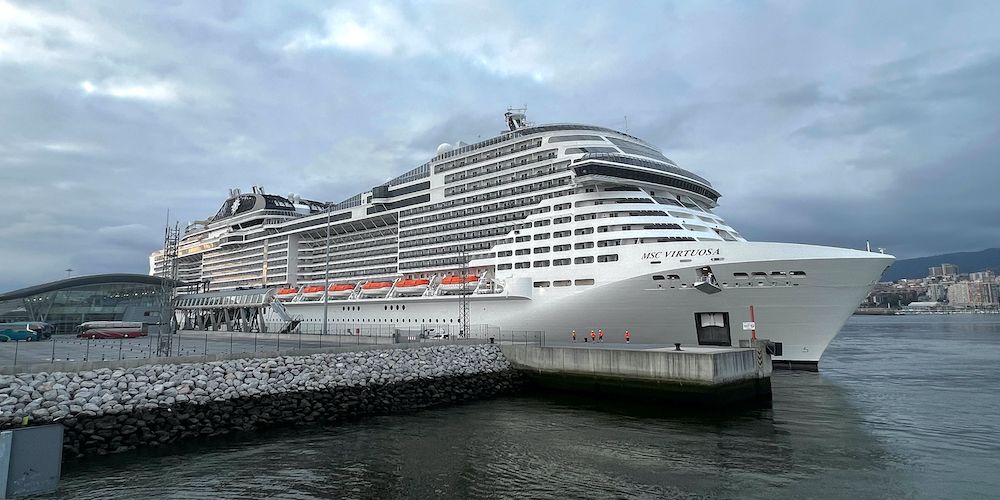 crucero MSC Virtuosa en puerto de Bilbao