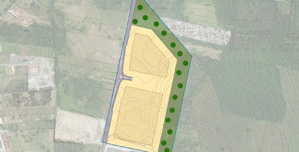 grafico terrenos plataforma logistica santiago de compostela grafico terrenos plataforma logistica santiago de compostela
