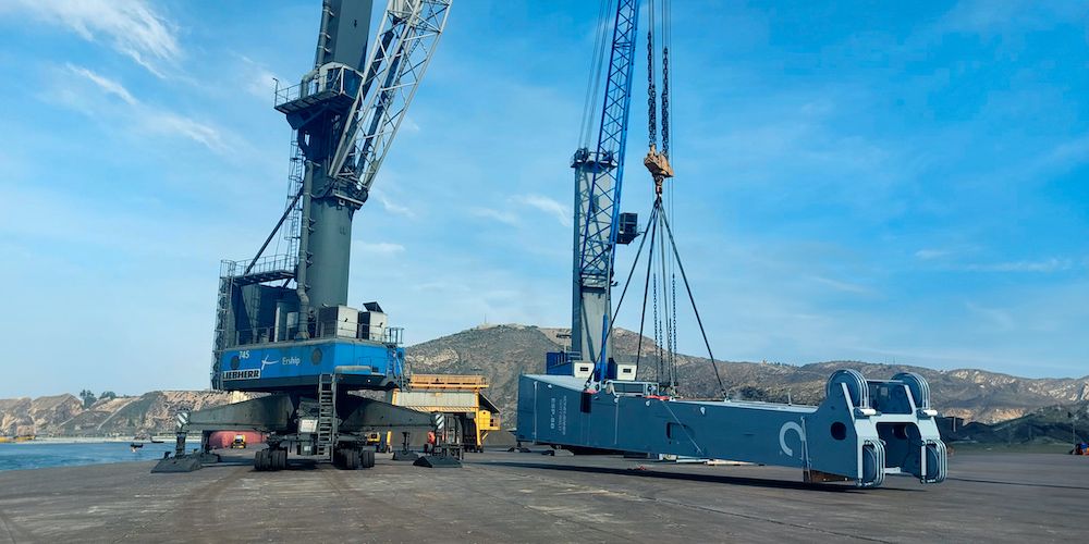 Ership grua puerto de Cartagena Ership grua puerto de Cartagena