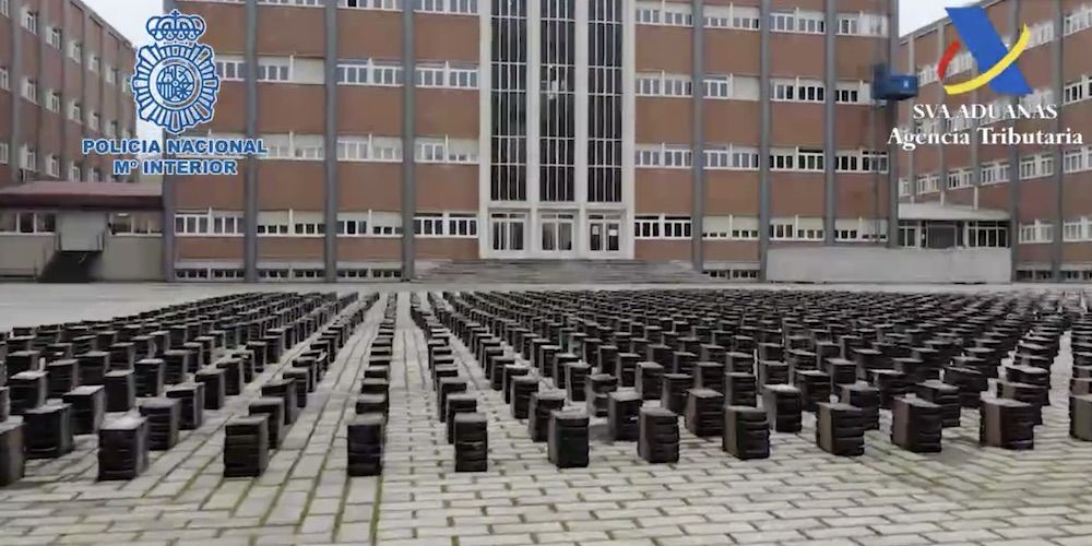 Cocaina intervenida Vigo y Valencia