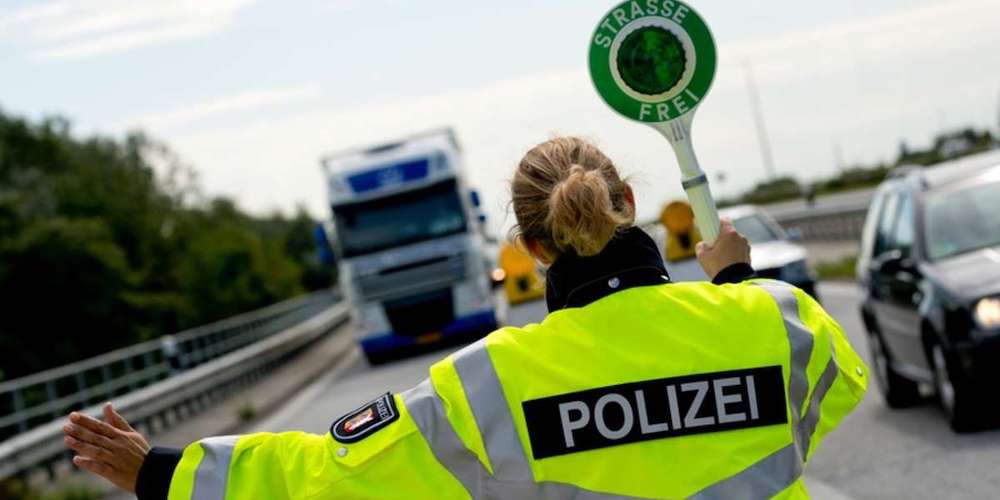 control policia alemania camiones carretera