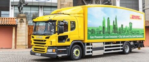 DHL quiere hacer sus entregas mas silenciosas con su nuevo camion de GNV