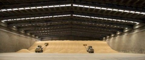 Ership manipulando graneles sólidos