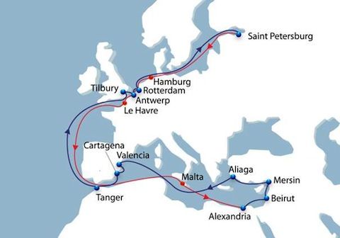 Servicio 'Baltic Levant Express' de CMA CGM