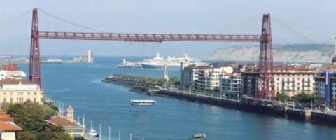 puerto bilbao puente de protugalete
