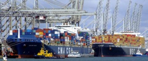 Para cubrir esta nueva conexión, disponible desde mediados de septiembre de 2019, las dos navieras contarán con un total de 14 buques de unos 9.500 TEUs.