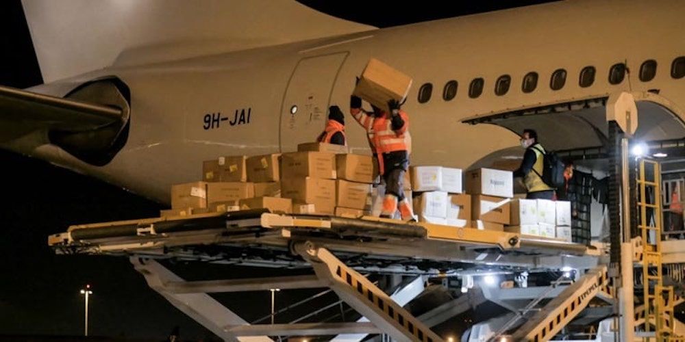 descarga nocturna carga aerea coronavirus