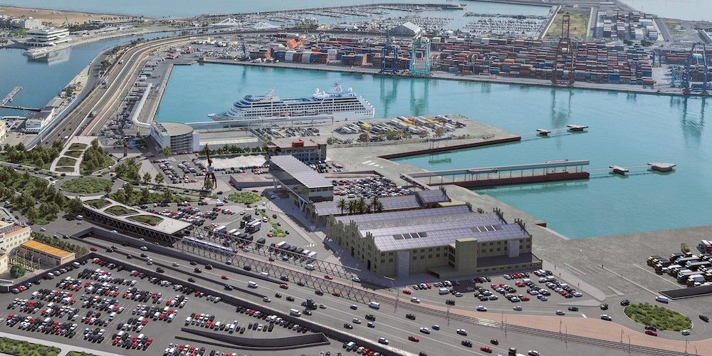Proyecto de Balearia para la terminal de pasajeros del puerto de Valencia